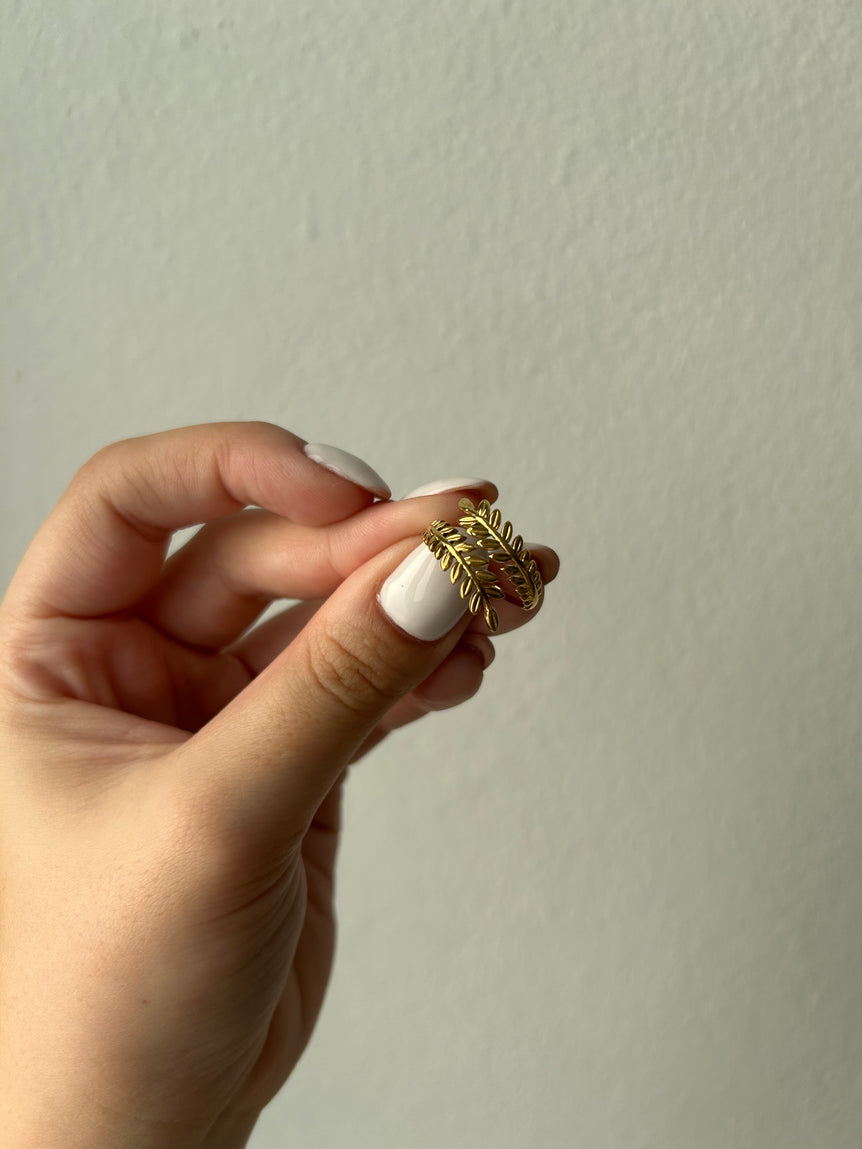 Leaf Gold Ring