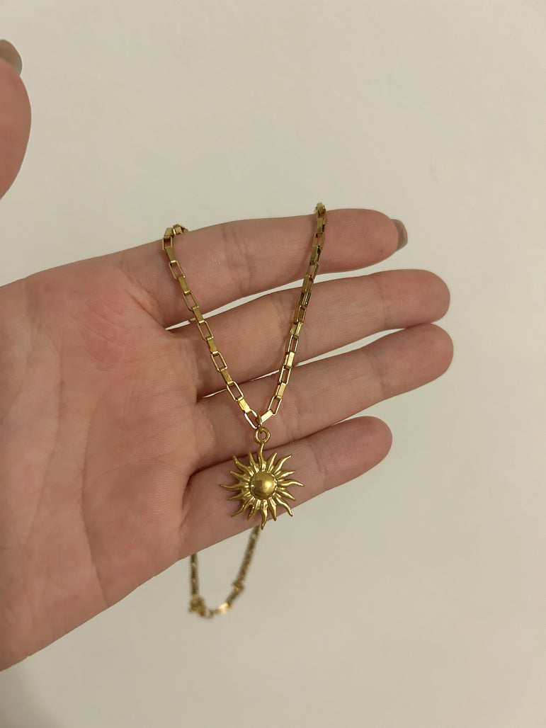 Golden Sun Necklace