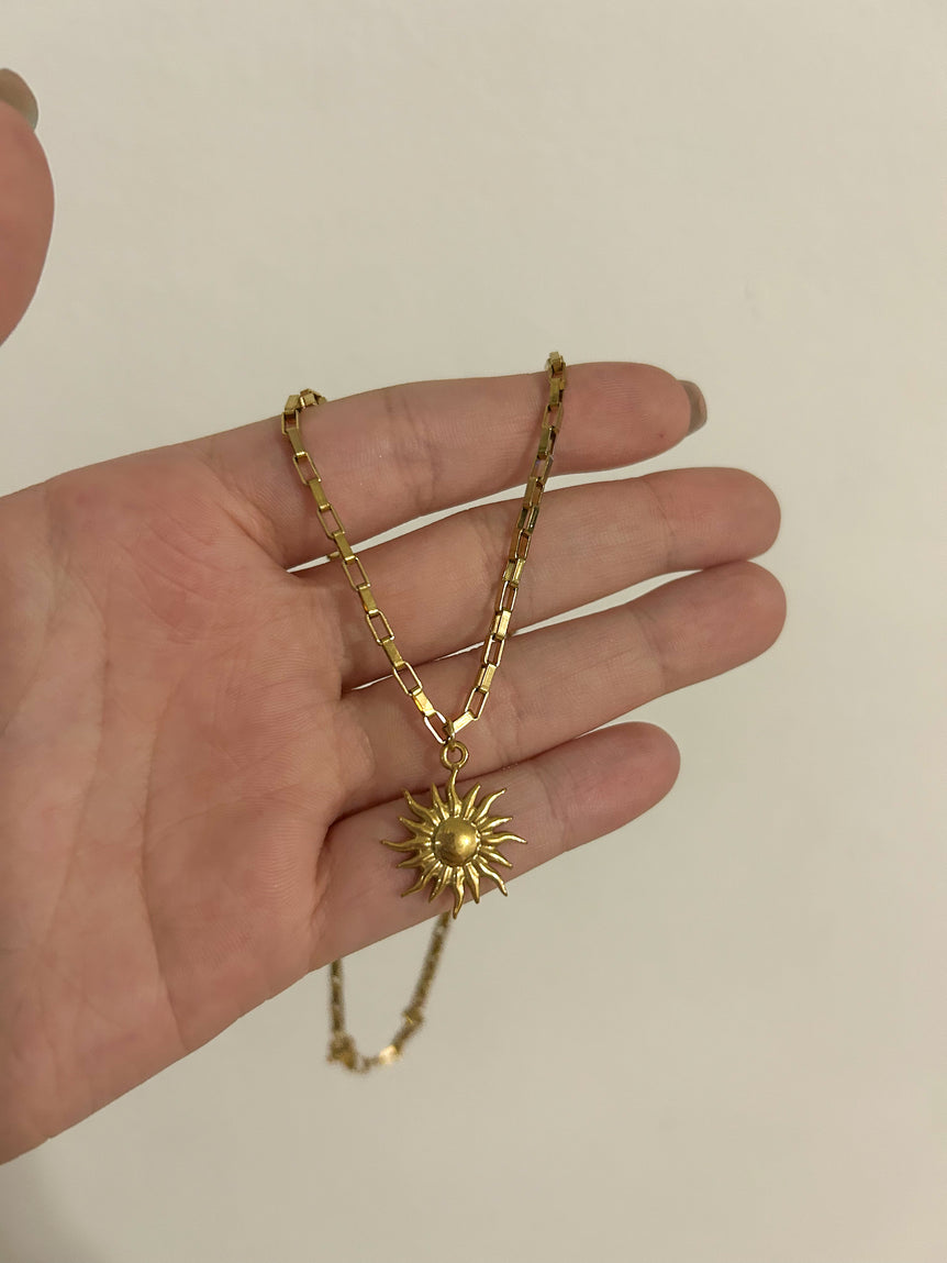 Golden Sun Necklace