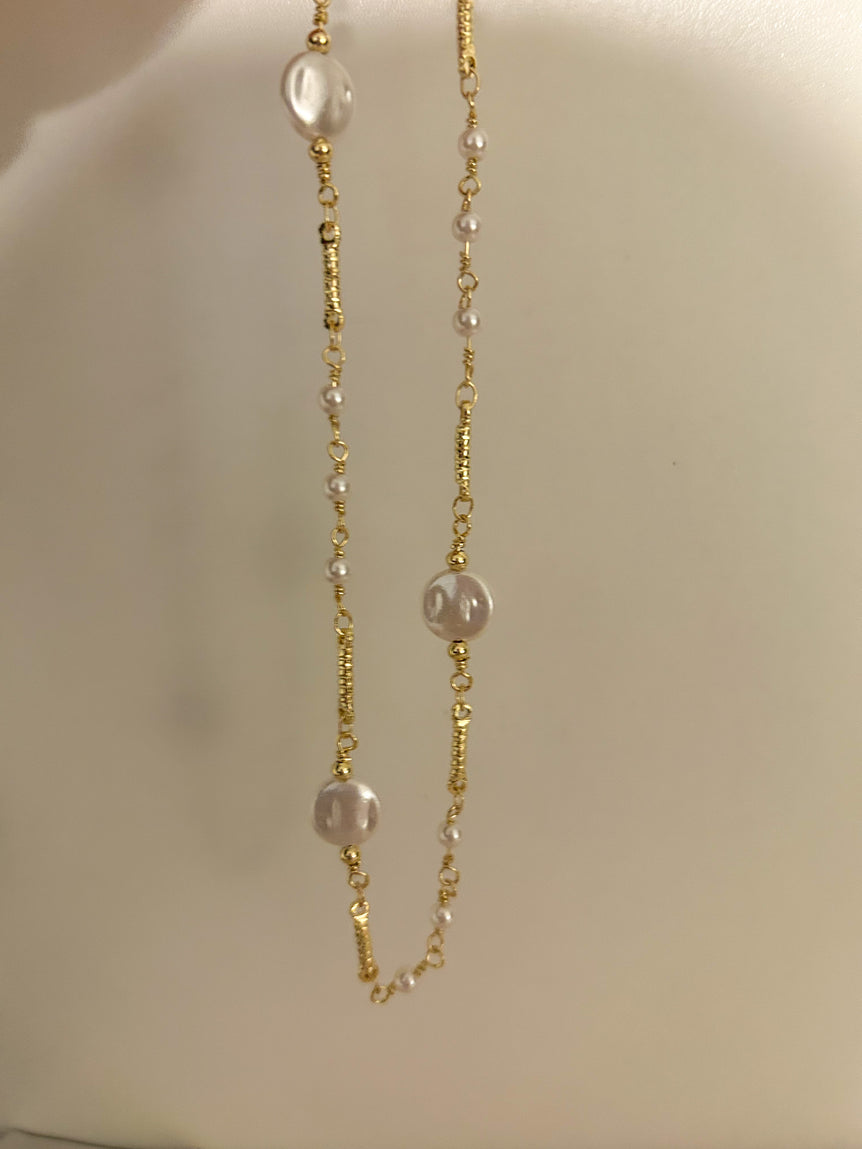 Round Pearl Necklace