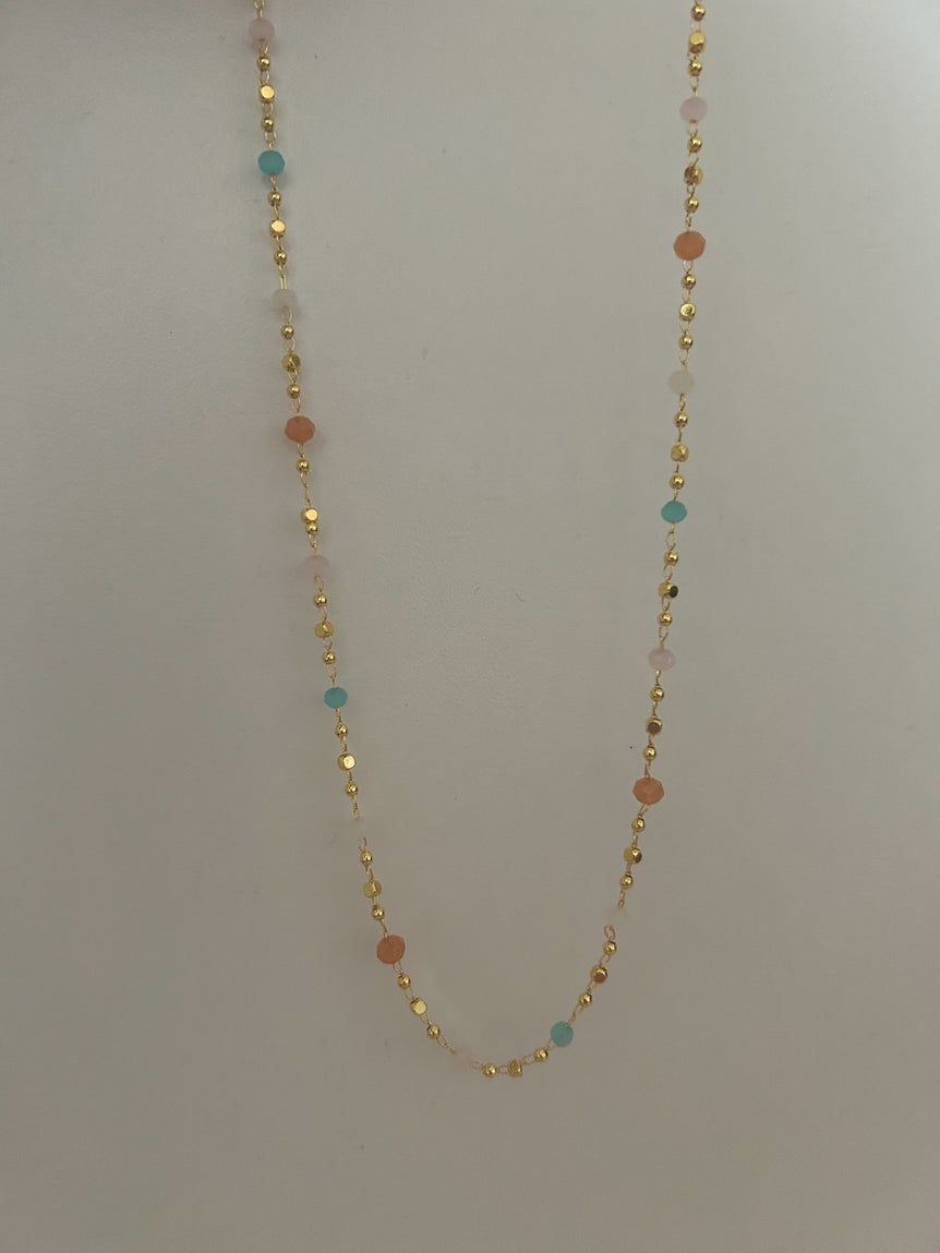 Rose and Gold Necklace