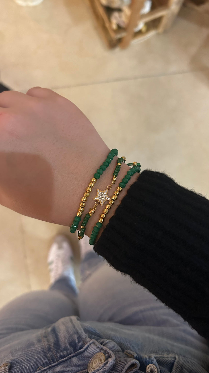 Green Bracelet Set