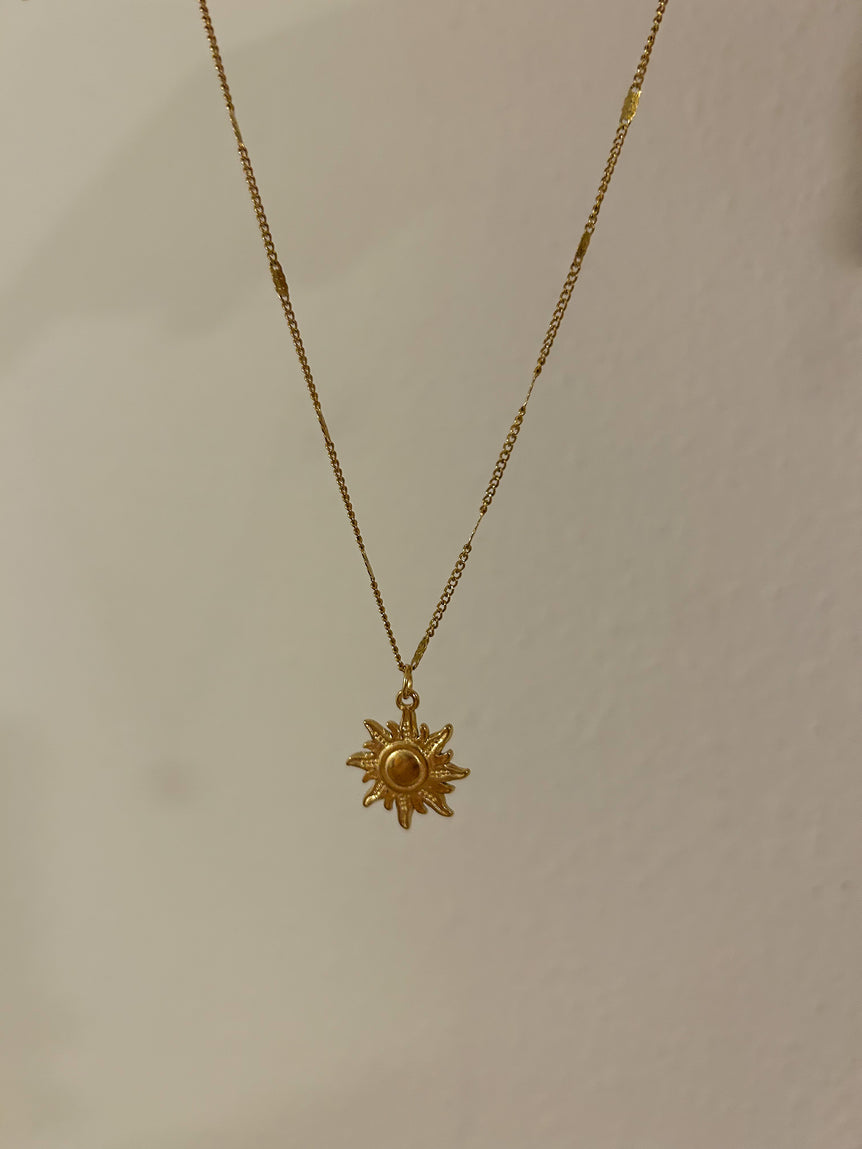 Gold Sun Necklace